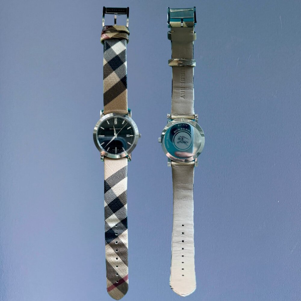 *VINTAGE* Unisex Heritage Check Burberry Watch I Authenticated - Picture 4 of 11